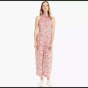 J Crew High-neck Liberty Josephine Floral Jumpsuit - size 00